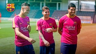 Avalanche of goals in training match from Messi, Neymar and co.