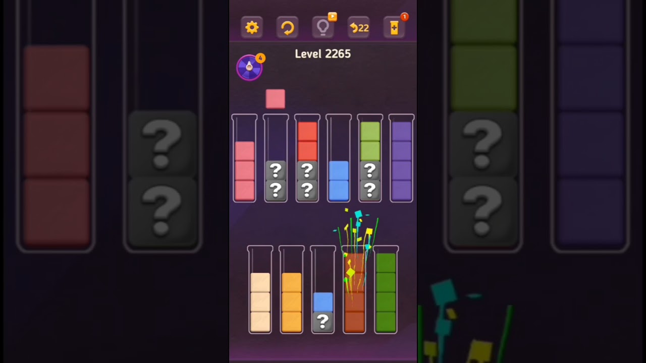 Block King Sort Puzzle Level 2261 to Level 2270