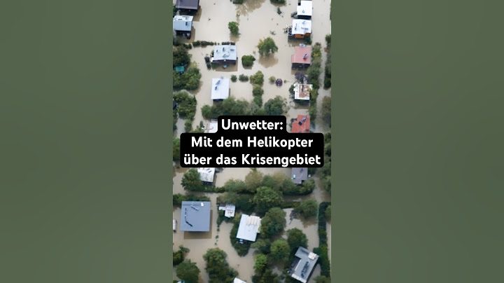 Unsere Videoaufnahmen aus dem Helikopter zeigen das Ausmaß von oben. #unwetter #news #nö #österreich