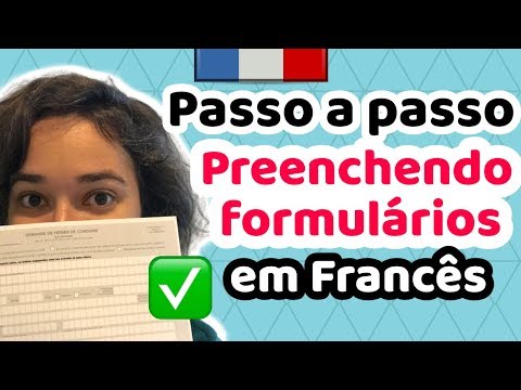 Vídeo: Como Preencher Um Questionário Francês