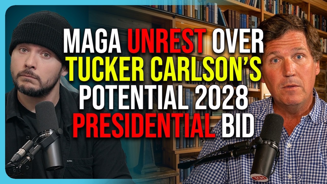 MAGA UNREST Over Tucker Carlson’s Potential 2028 Presidential Bid