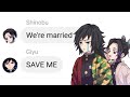 Shinobu married giyu compilation  hashiras in demon slayer anime