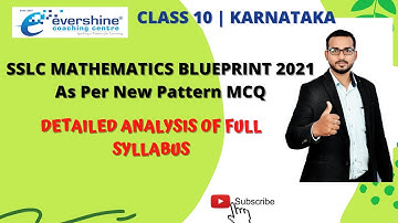 SSLC MATHEMATICS BLUEPRINT 2021 | Karnataka Board | New Pattern |100% SURE |  MCQ type Questions