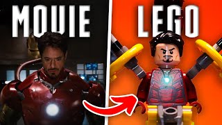 On the cusp of getting a new Lego Iron Man, I did this just for reference  on what suits we've got so far. I've only done the Iron Man minifigures so  no