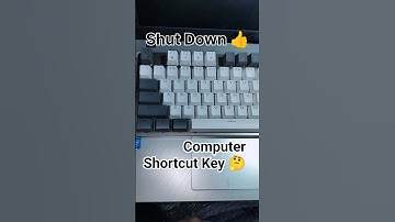 Shut Down 👍 Computer Shortcut key #shorts #asmr  #computer #shortcutkeys #keyboard