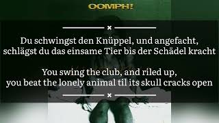 Oomph!- Krüppel lyrics with English translation