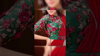 Latest Maggam Work Design On Pattu Saree | 🔥3D EMBROIDERY BLOUSE DESIGNS🔥