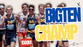 2024 BIG10 Outdoor Track and Field Men's 1500m Finals in Ann Arbor