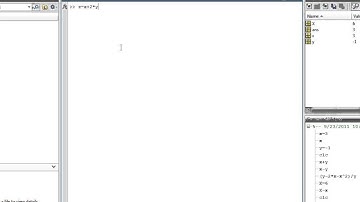 Matlab Essentials - Sect 9 - Defining and Using Variables