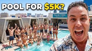 💦 Palm Tree Beach Club Vegas Full Bottle Service Tour [2026]