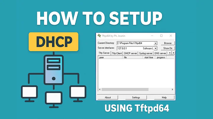How to setup DHCP using Tftpd64