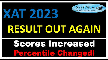XAT 2023 SCORECARDS RELEASED AGAIN. Scores Increased |Percentile Changed| CAT| XAT| NMAT| IIFT |SNAP