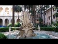 РИМ. Дворец Венеция, внутренний дворик и балкон Муссолини