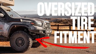 HOW TO FIT 35s ON A TACOMA | C4 Oversize Tire Fitment Kit...