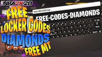 NEW LOCKER CODES IN NBA 2K20! REDEEM WHILE YOU STILL CAN! DIAMONDS, MT & MORE!