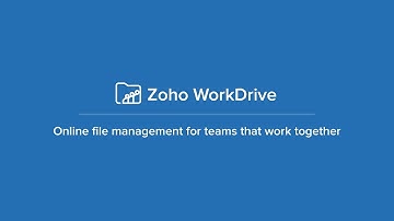 File storage and collaboration platform for HR teams - Zoho WorkDrive