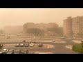 Sand storm in Dubai