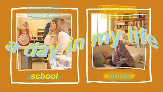 a day in my life: at school vs. at home // vlog 004