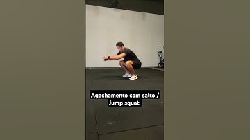 agachamento com salto / jump squat