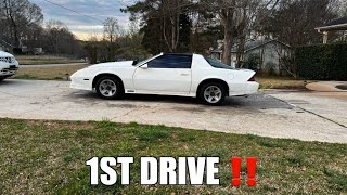 1st drive in my LS swapped Camaro