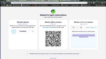 Como Usar el QR code en ClassDojo