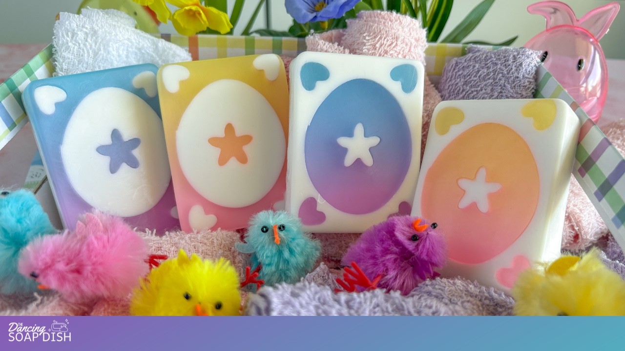 Ombré Egg Melt and Pour Soap Tutorial / Gradient Soap / Ombre Soap / Easter Soap