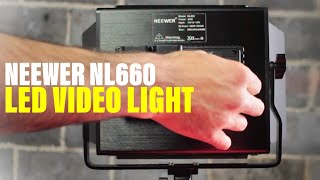 Neewer Bi color LED Video Light Review!!! NL
