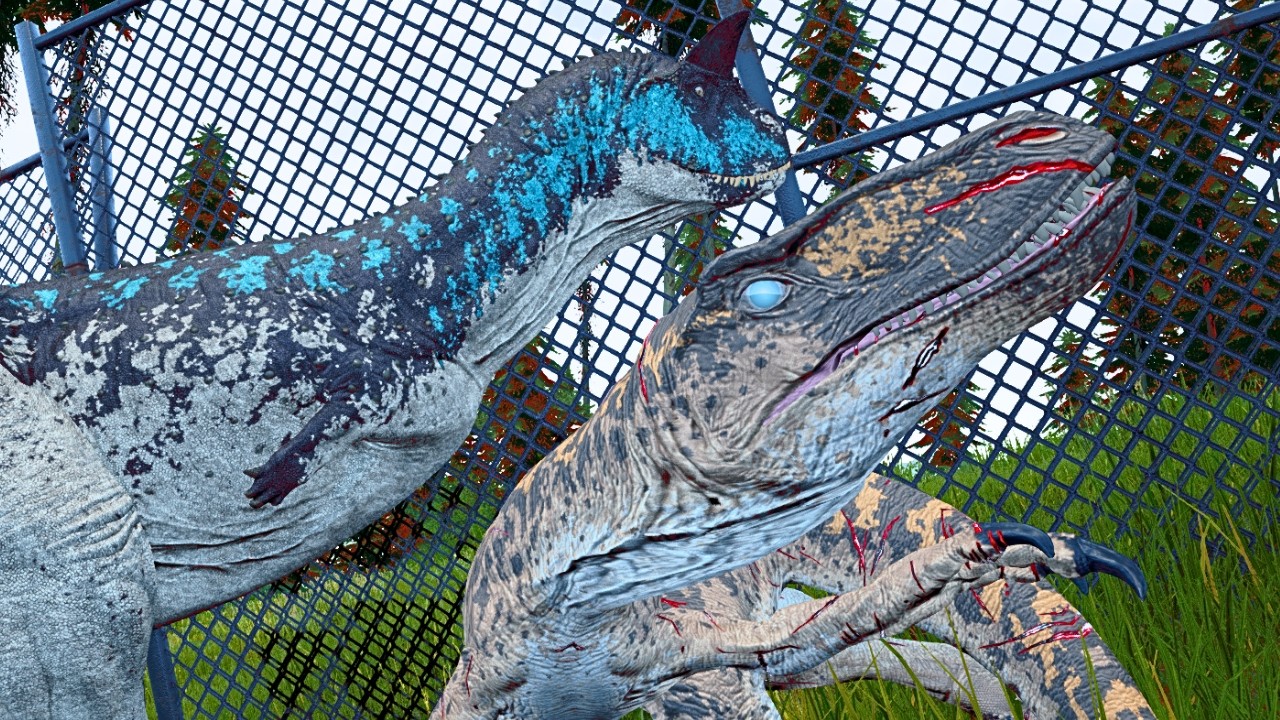 Vida perigosa de Carnotauro: Confrontando Utahraptores, Alossauros e Herbívoros! [The Isle]