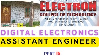 ASSISTANT ENGINEER / POLYTECHNIC LECTURER (EC)/ASSISTANT PROFESSOR/  DIGITAL ELECTRONICS   PART 15