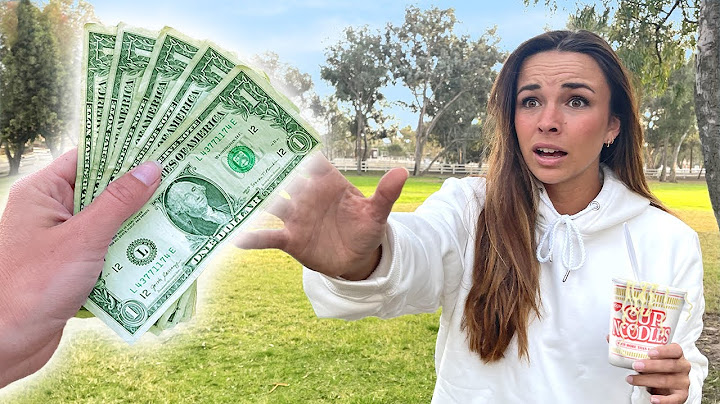 SURVIVING OFF ONLY MY FRIENDS' MONEY FOR A WEEK!!