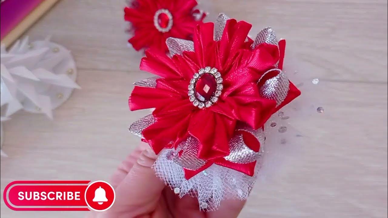 DIY 🎀 Красивые резиночки для девочек/ СМОТРИТЕ и ДЕЛАЙТЕ так! - YouTube