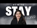 How to stay FOCUSED? #focus #discipline #distraction 