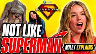 Milly Alcock Explains Why Supergirl Is NOT Like Superman | SPOILER Interview