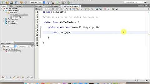 Explanation on Java comments and naming conventions