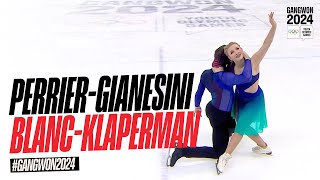 Perrier-Gianesini Ambre & Blanc-Klaperman Samuel 🇫🇷  Ice Dance first place performance!