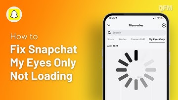 How to Fix Snapchat My Eyes Only Not Loading (2024 EASY FIX)