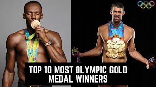 Top 10 Most Olympic Gold Medal Winners | Athletes With Most Olympic Gold Medals