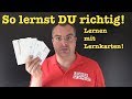 So lernst du richtig! Die BESTE LERNMETHODE! *erfolgreich lernen* | Lehrerschmidt