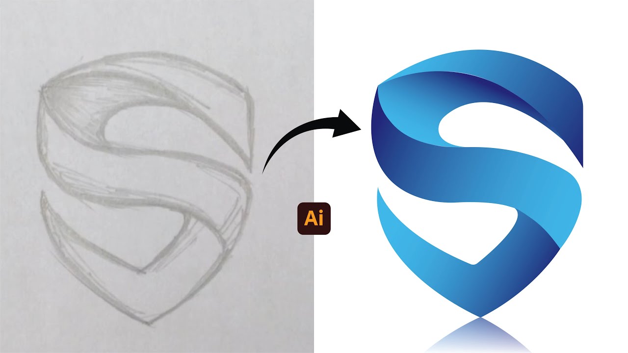How To Design Any Logo Using The Pen Tool in Adobe Illustrator ...