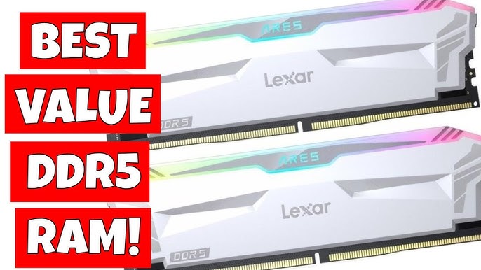 Lexar ARES RGB White 32Go (2x16Go) DDR5 6400 Mhz CL32