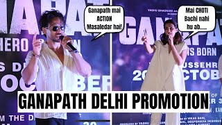 Ganapath Promotion in Delhi | Full Video | Kriti Sanom | Tiger Shroff