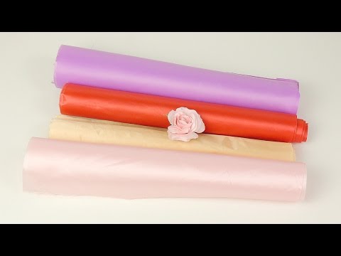 Видео: Как нажелатинить ткань для искусственных цветов | Tavifa