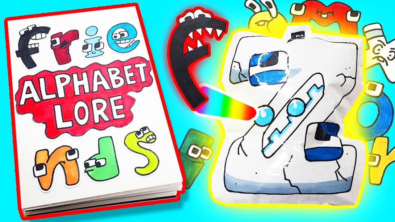 GAME BOOK📒ALPHABET LORE👩‍👧‍👦REAL LIFE 