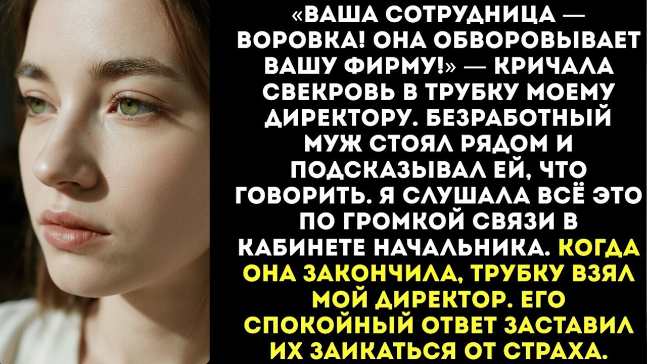 «Ваша сотрудница — воровка и алкоголичка! Увольте её!» — свекровь позвонила моему директору...