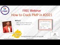 How to Crack PMP in #2021 | Free Webinar | ShriLearning