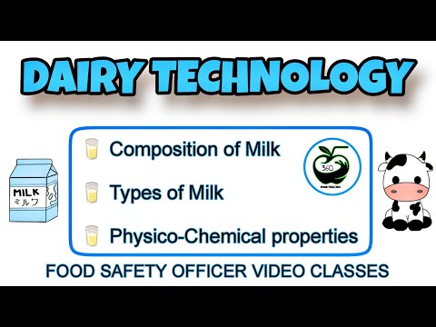 Dairy Technology🥛- Lecture🎓| Basics of Dairy Technology | Types of Milk | Composition of milk