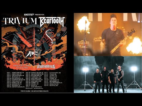 Trivium and Beartooth co-headlining tour w/ Malevolence + Archetypes Collide