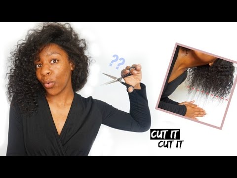 How To Know When To Trim Cut Your Natural Hair Demo T Keyah B