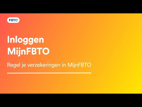 Regel je verzekeringen in MijnFBTO | Jij kiest. FBTO