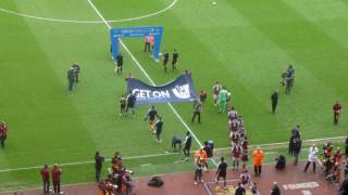 premier league, WHU V Arsenal (9/4/2016), West Ham anthem | dynekTV